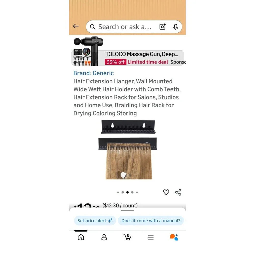 Hair Extension Hanger